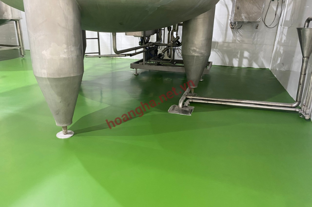 Sàn PU cho nhà máy chế biến sữa: Bền – sạch – an toàn thực phẩm