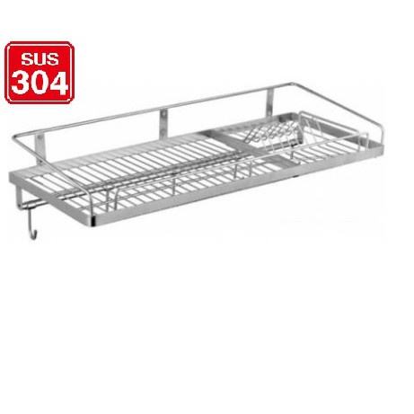 Kệ Treo Chén Bát 1 Tầng Inox 304 Cao Cấp - Kệ Chén Inox 1 Tầng Treo Tường Nhà Bếp