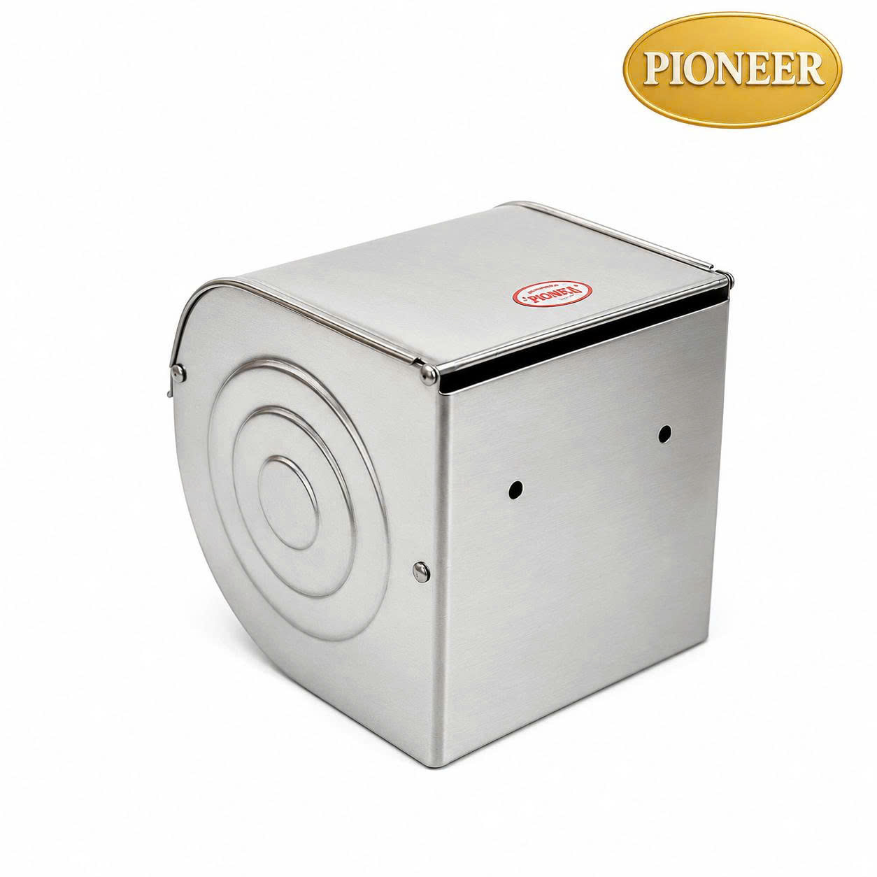 Hộp giấy vệ sinh kín Pioneer Inox 304 gắn tường trong phòng tắm, Mã PE:340