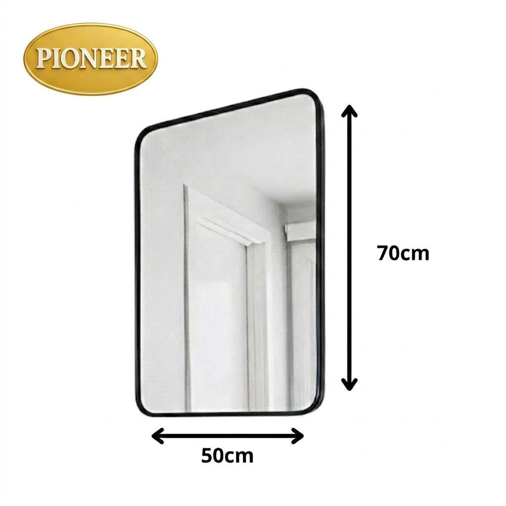 Gương Chữ Nhật Treo Tường Pioneer Khung Viền Nhôm (Đủ Size) Cao Cấp - Mã PE:194, PE:197