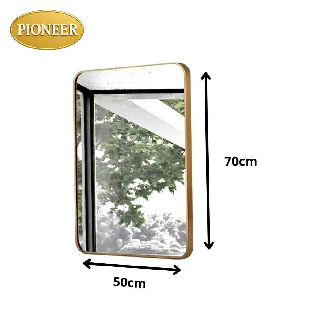Gương Chữ Nhật Treo Tường Pioneer Khung Viền Nhôm (Đủ Size) Cao Cấp - Mã PE:194, PE:197