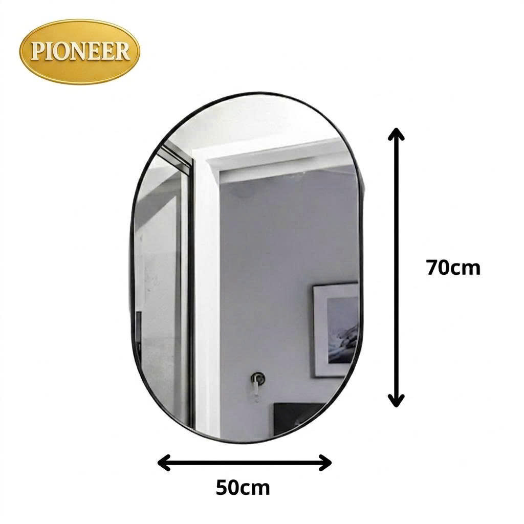 Gương Treo Tường Pioneer Khung Viền Nhôm (Đủ Kích Thước) Cao Cấp - Mã PE:198, PE:199