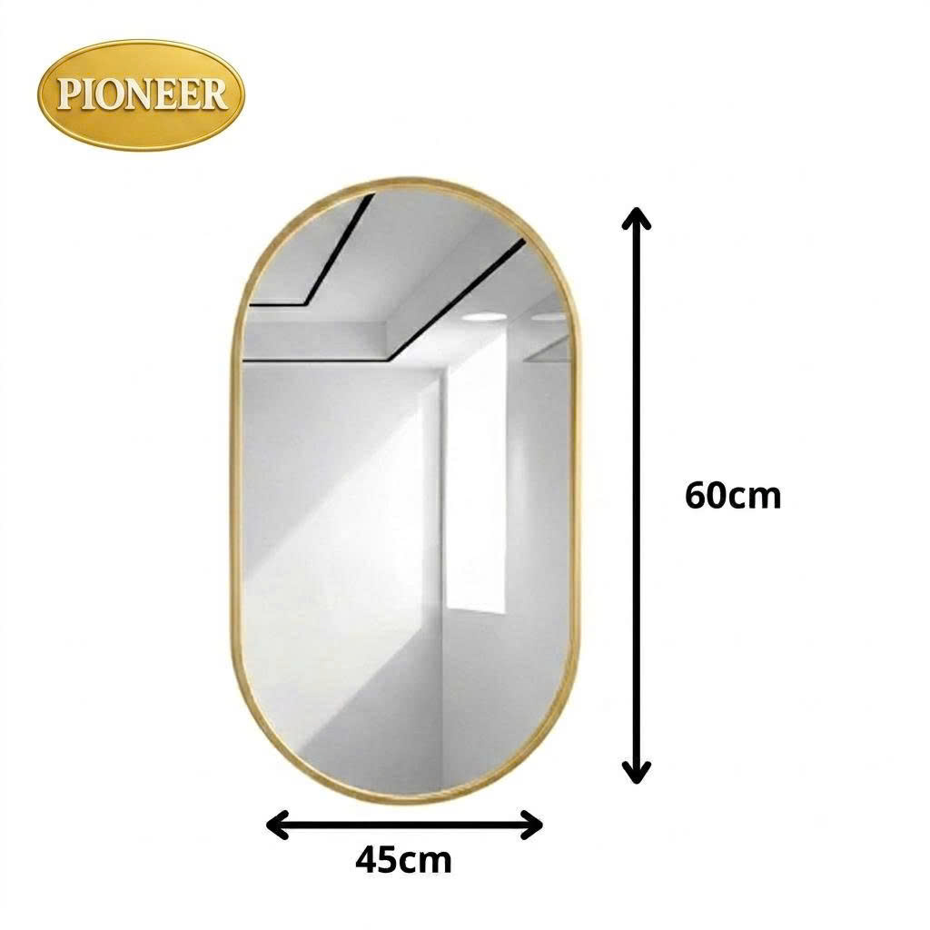 Gương Treo Tường Pioneer Khung Viền Nhôm (Đủ Kích Thước) Cao Cấp - Mã PE:198, PE:199