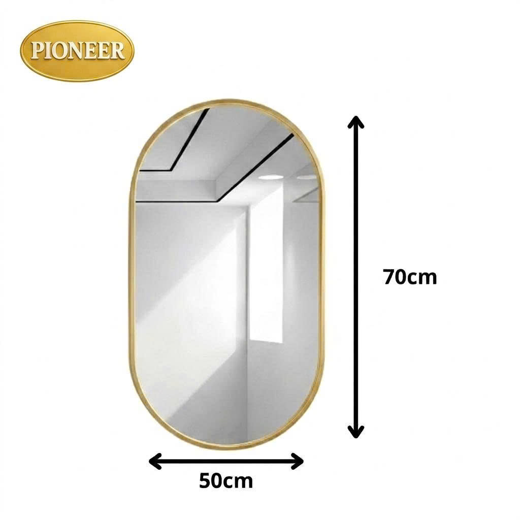Gương Treo Tường Pioneer Khung Viền Nhôm (Đủ Kích Thước) Cao Cấp - Mã PE:198, PE:199