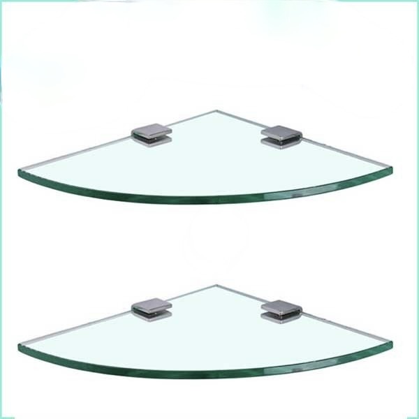 Kệ Kính Góc Nhà Tắm Pioneer Không Viền Inox 304 Cao Cấp Kích Thước 25x25 Cm - Mã Sản Phẩm: TP19