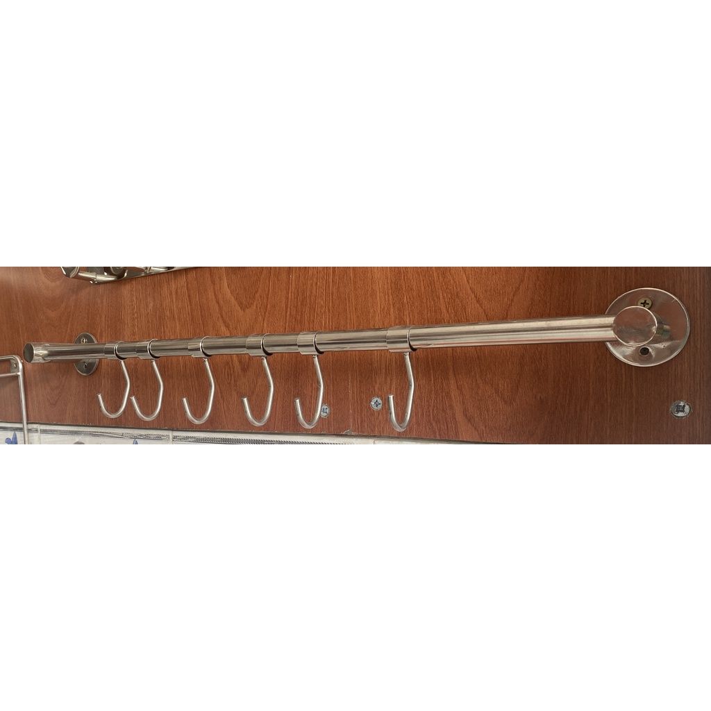 Thanh Máng Nồi Inox 304 - Thanh Treo Đồ Đa Năng Inox 304 (60Cm,80Cm,1M)