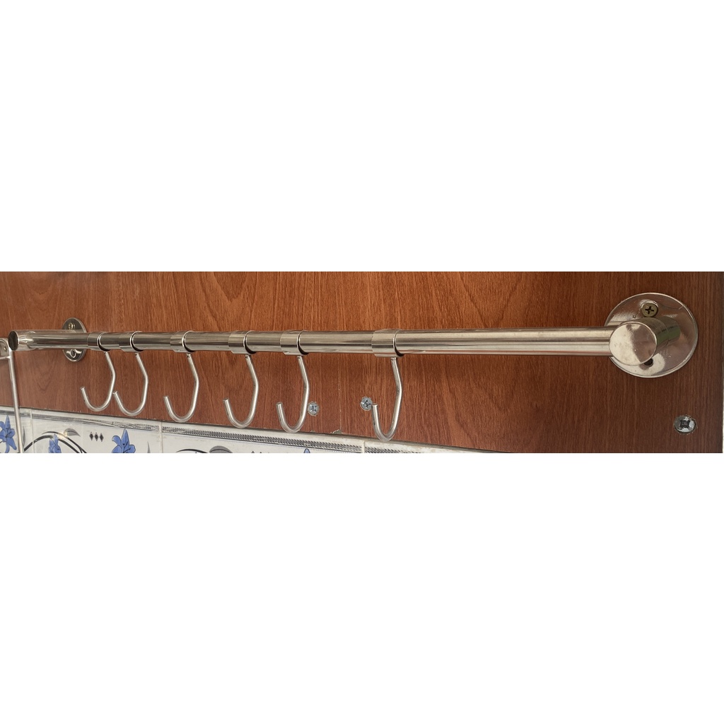 Thanh Máng Nồi Inox 304 - Thanh Treo Đồ Đa Năng Inox 304 (60Cm,80Cm,1M)