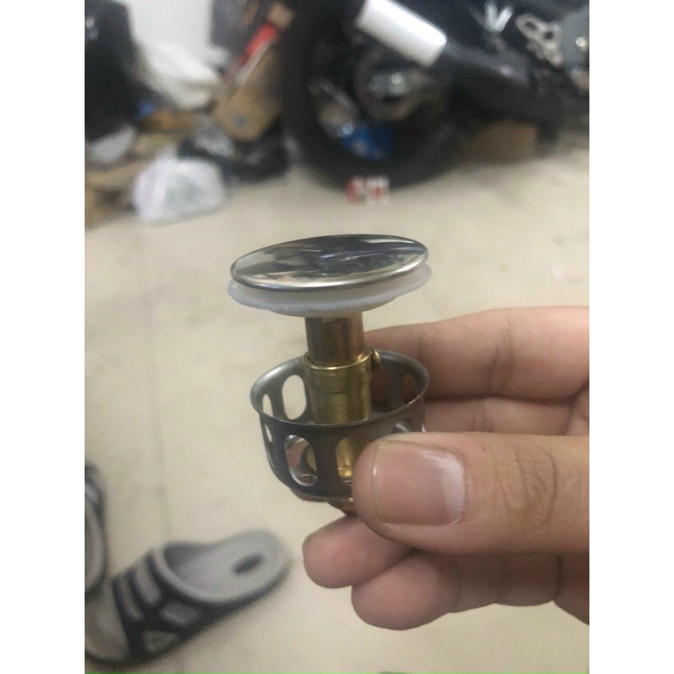 Nút Nhấn Bộ Xả Lavabo - Nút Nhấn Xả Lavabo Ruột Gà