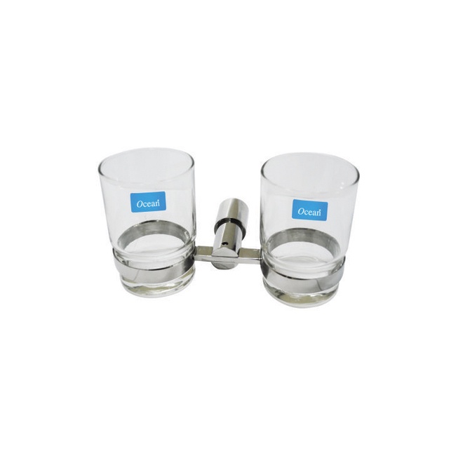 Kệ Để Ly Đôi Pioneer Inox 304 Nhà Tắm Cao Cấp Tặng Kèm 2 Ly Thái Lan  - Mã SP: TP6004