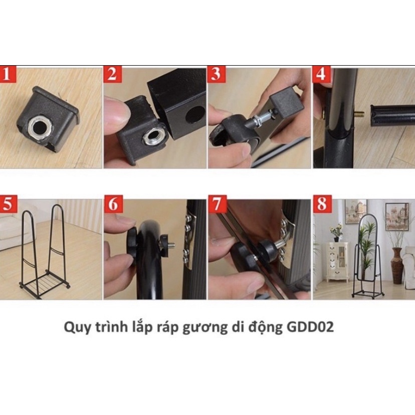 Gương Soi Di Động Toàn Thân - Gương Đứng Toàn Thân Giá Sỉ - Siêu Đẹp