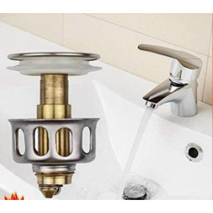 Nút Nhấn Bộ Xả Lavabo - Nút Nhấn Xả Lavabo Ruột Gà