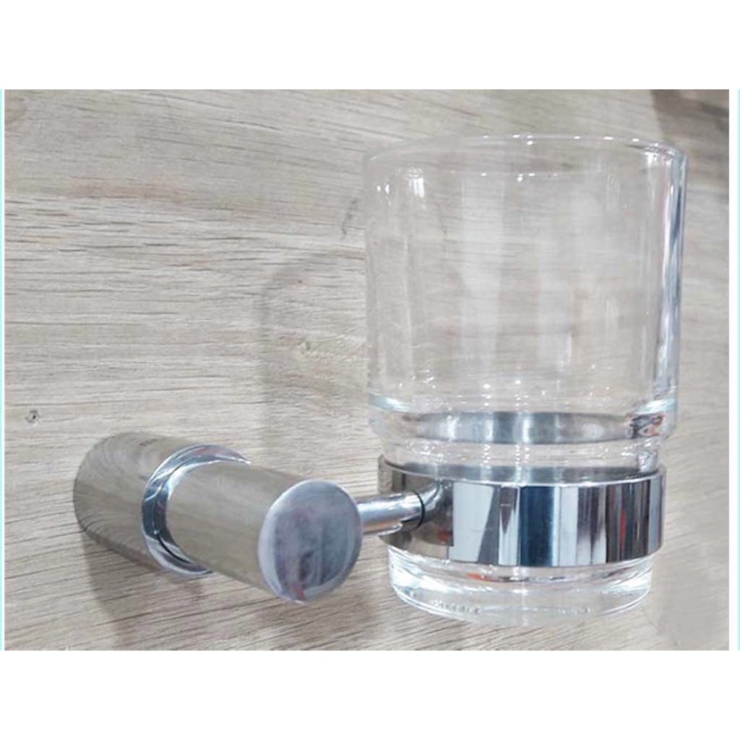 Kệ Để Ly Pioneer Inox 304 Nhà Tắm Cao Cấp Tặng Kèm Ly Thái Lan, Thân Đúc Nguyên Khối - Mã SP: TP6005