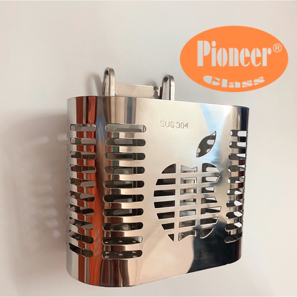 Ống Đựng Đũa Muỗng Inox 304 Cao Cấp PIONEER Mã PE403 - Hàng Chính Hãng