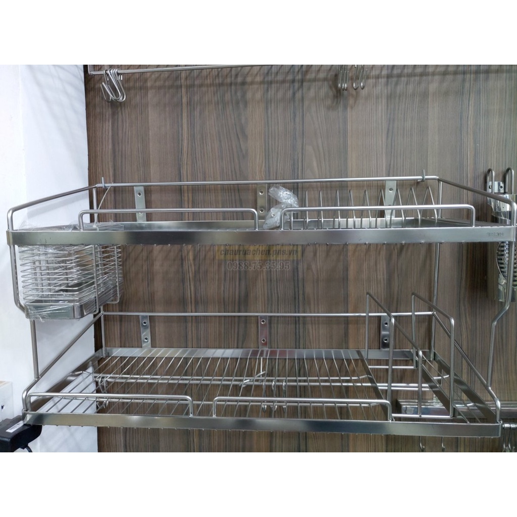 Kệ Chén Đa Năng 2 Tầng Inox 304 Cao Cấp - Kệ Chén Đa Năng Inox 304 Cao Cấp - Mã SP: PE326