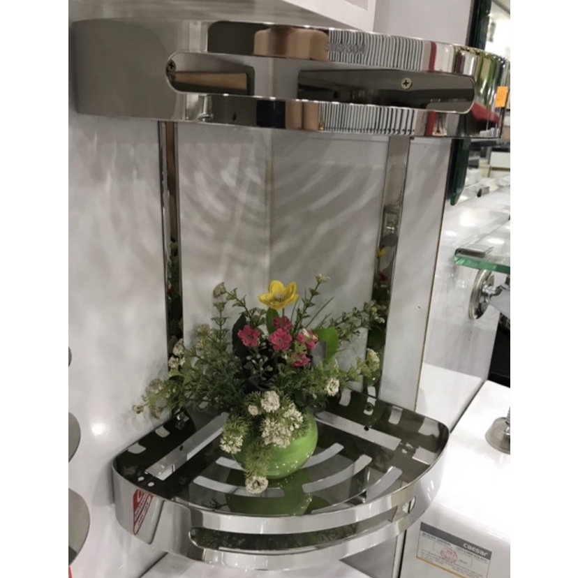 Kệ Góc Phòng Tắm 1 Tầng, 2 Tầng Inox 304 Nhà Tắm - Chuyên Giá Sỉ