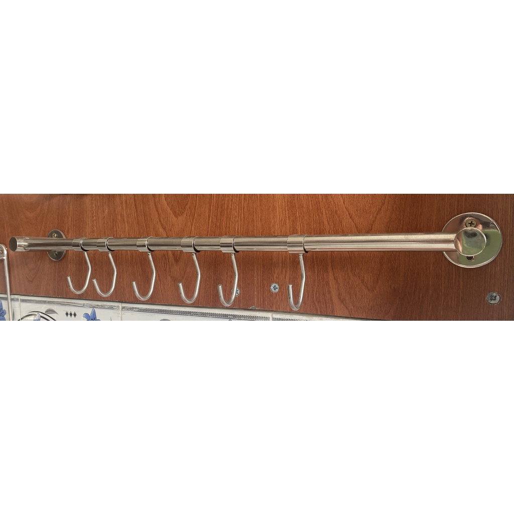 Thanh Máng Nồi Inox 304 - Thanh Treo Đồ Đa Năng Inox 304 (60Cm,80Cm,1M)