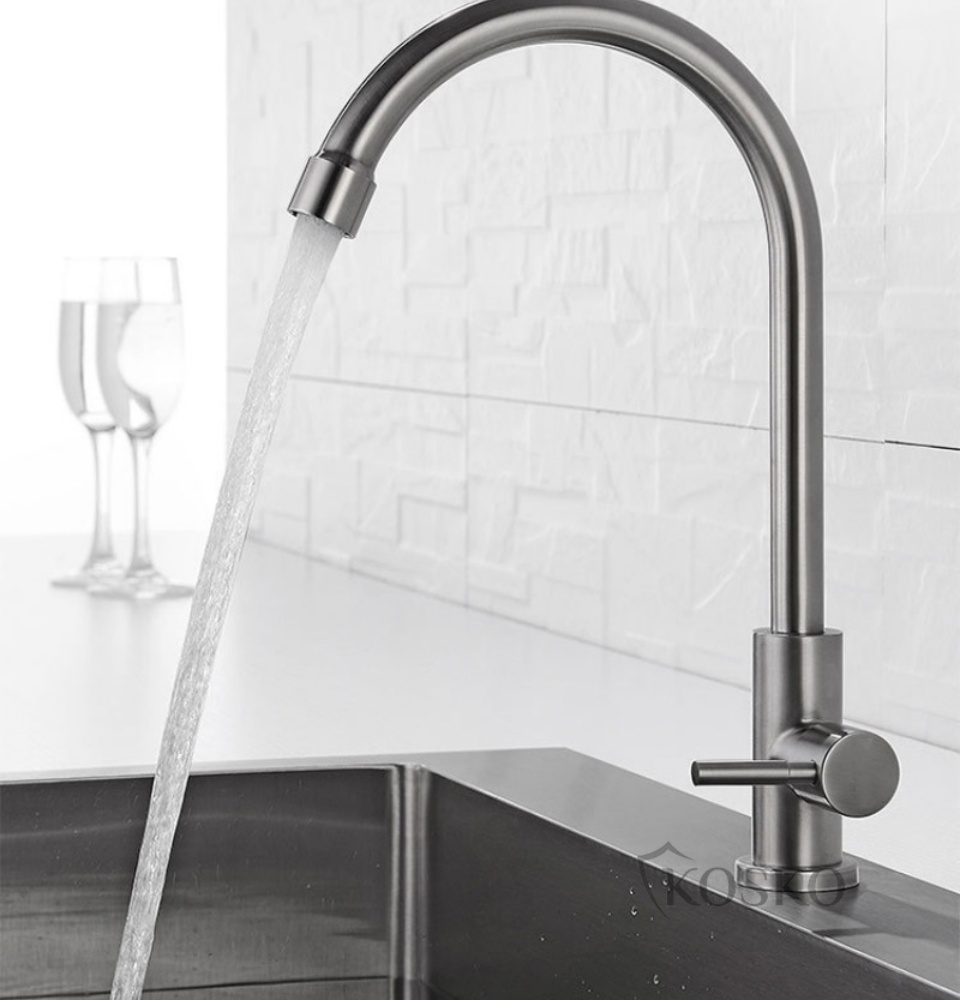 Vòi Rửa Chén Lạnh Inox 304 Cao Cấp - Vòi Rửa Chén Bát Inox 304