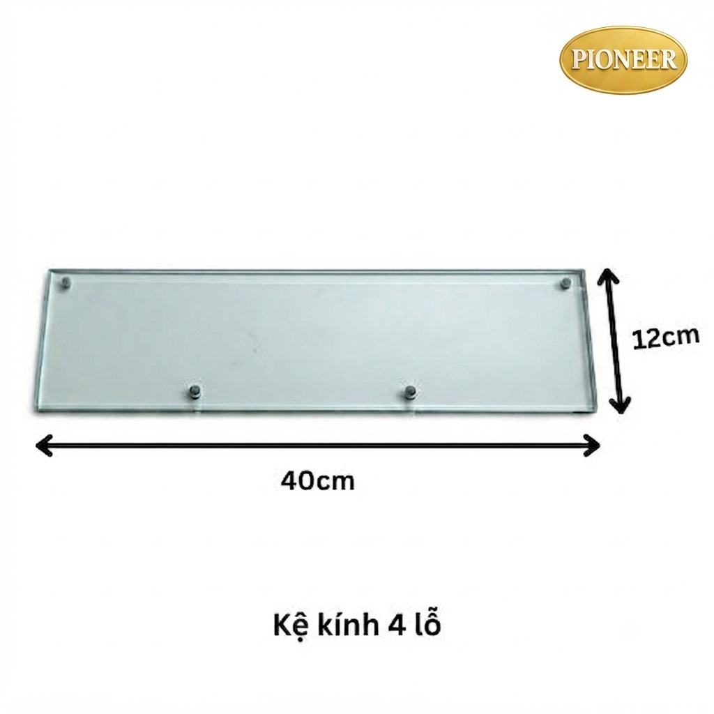 Kệ Kính Nhà Tắm Dày 10 Mm - Phụ Kiện Cho Kệ Kính Inox Nhà Tắm