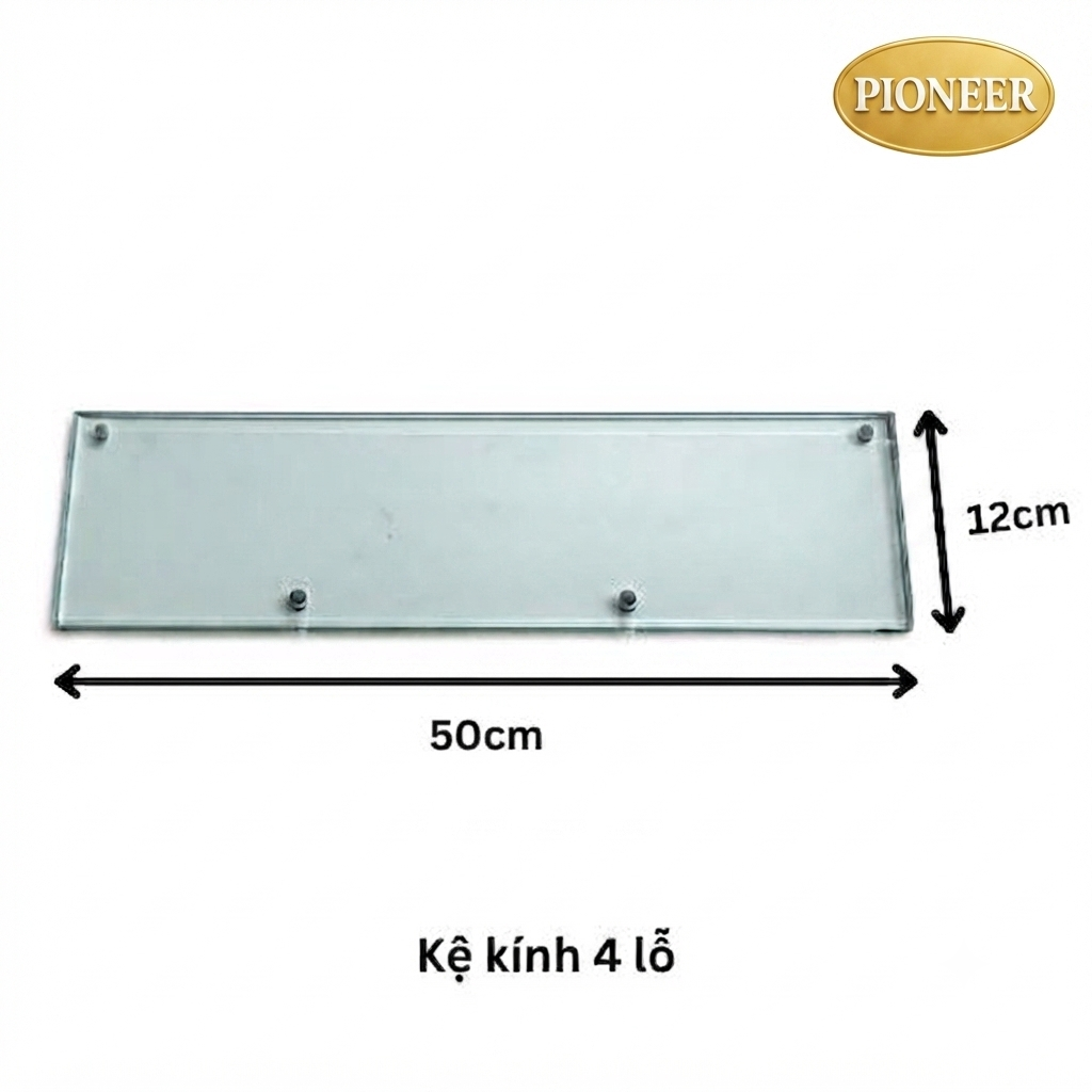 Kệ Kính Nhà Tắm Dày 10 Mm - Phụ Kiện Cho Kệ Kính Inox Nhà Tắm