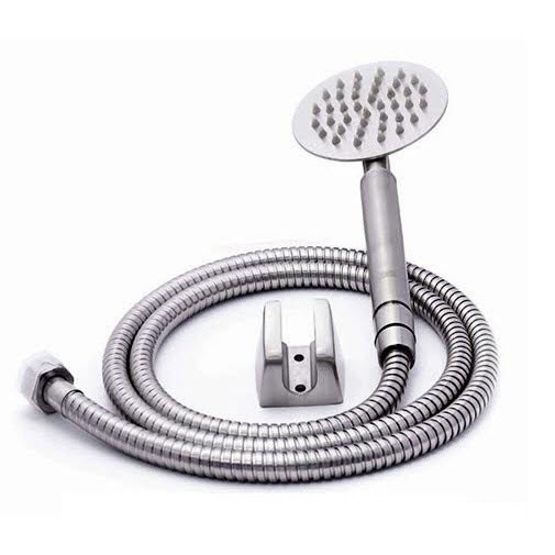 Vòi Sen Tắm Tăng Áp Tay Mặt Tròn Dẹp Inox 304 Phù Hợp Với Mọi Nhà