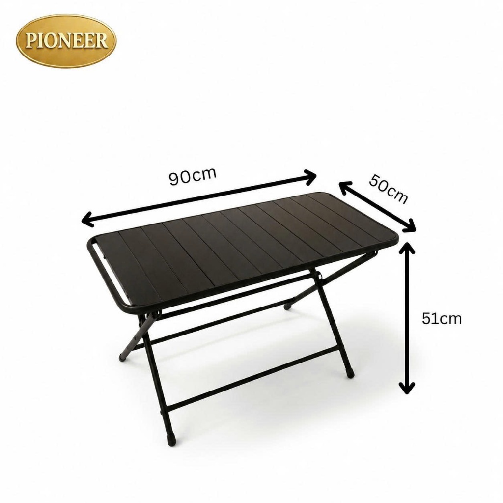 Bàn chữ nhật 50x90cm xếp gấp gọn cafe, câu cá, du lịch dã ngoại