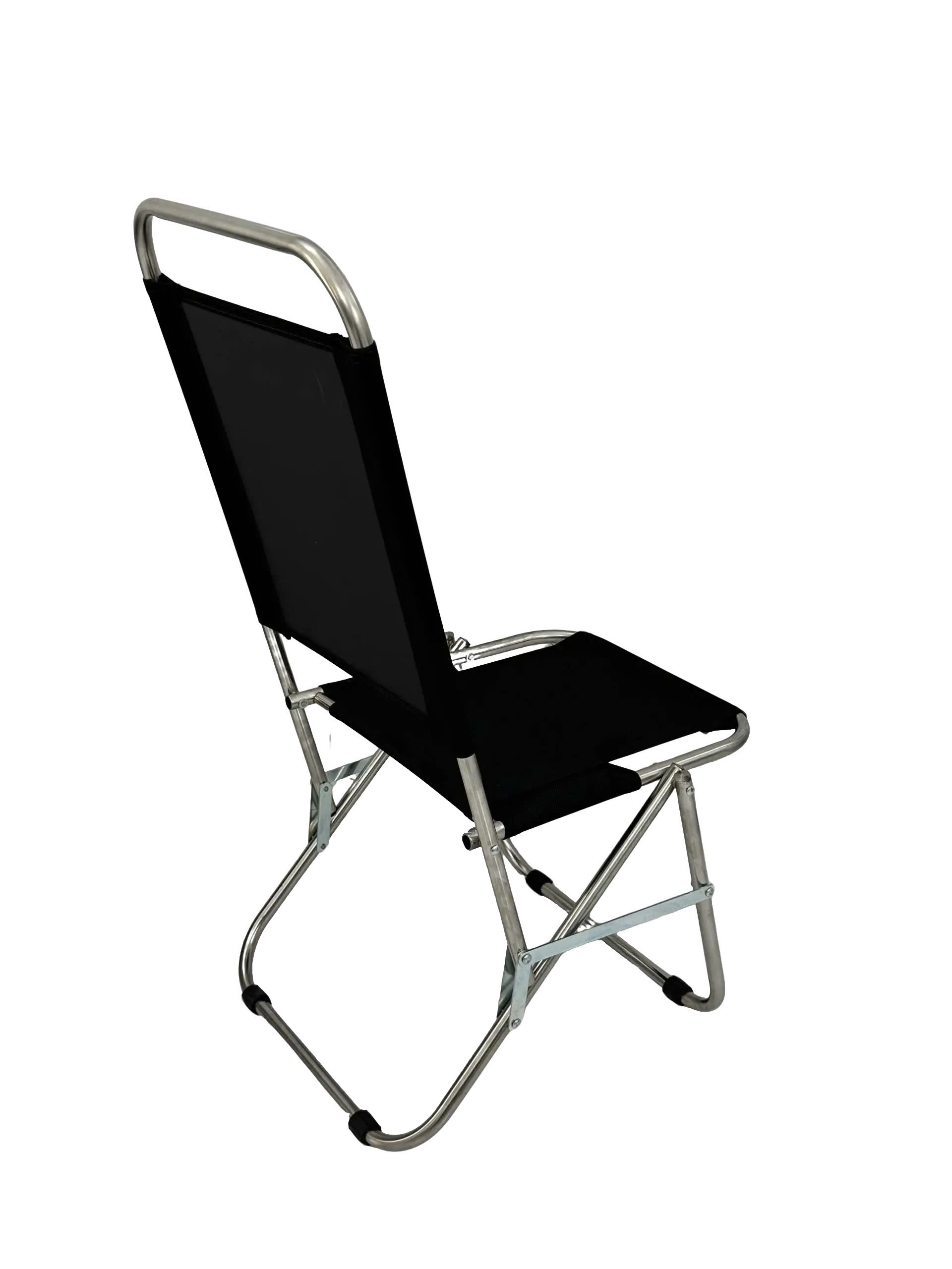 Ghế Xếp Inox Tựa Lưng Cao Cafe, Câu Cá, Du Lịch Dã Ngoại Giá Sỉ