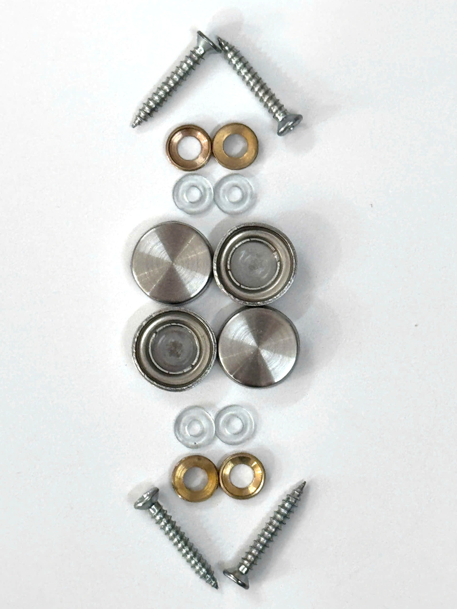 Bộ Nắp Chụp Vít Bằng Inox- Bộ Vít Có Nắp Chụp Bằng Inox - Nắp Che Vít Thẩm Mỹ