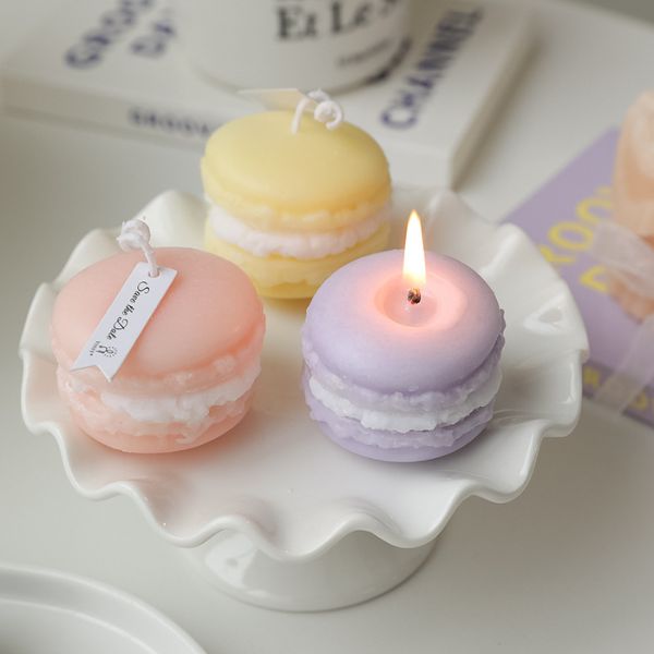 [ Set 5 Hộp ] Nến Thơm Bánh Macaron [ Mix Nhiều Mùi Hương ] - 922383