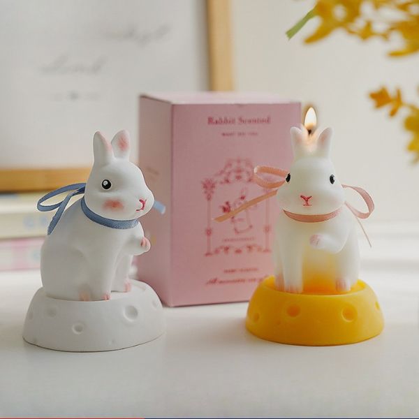 [ Set 5 Hộp ] Nến Thơm Thỏ Phô Mai [ Mix Nhiều Mùi Hương ] - 922412
