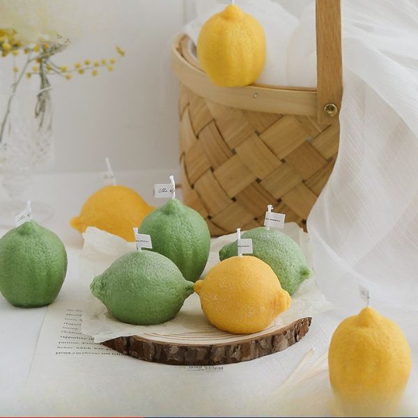 [ Set 5 Hộp ] Nến Thơm Quả Chanh [ Mùi Chanh Tươi Mát ] - 922418