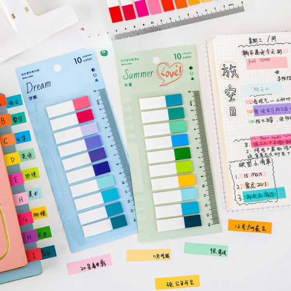 [ Set 20 Xấp ] Giấy Note Ghi Chú [ Pet - Trong Suốt ] - 922430