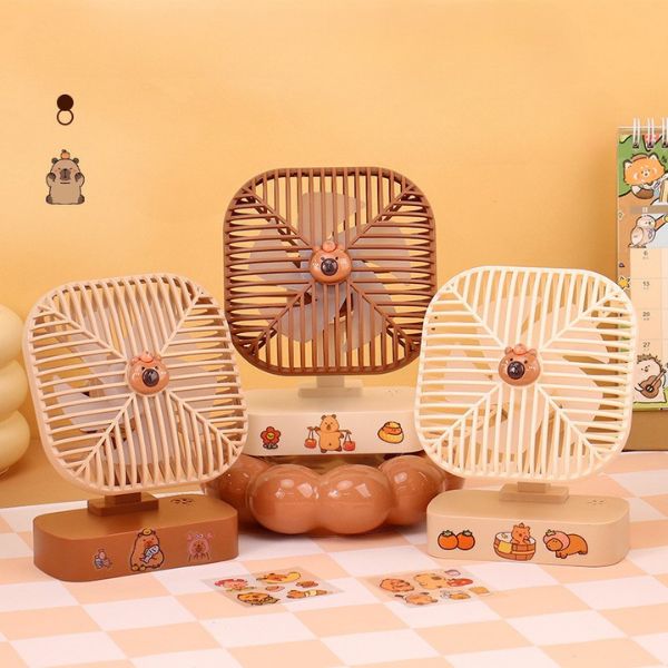 [ Set 4 Cái ] Quạt Để Bàn Capybara - 922499