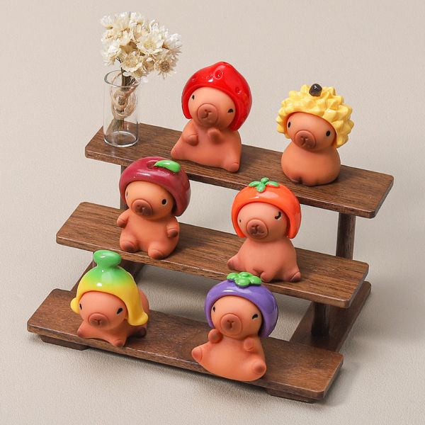 [ Set 10 Cái ] Charm 3D Capybara - 922508