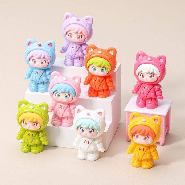 [ Set 10 Cái ] Charm 3D Mèo AI - 922513