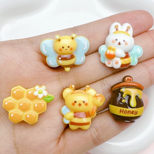 [ Set 50 Cái ] Charm 2D Ong Mật Ong - 921464