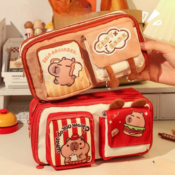 [ Set 2 Cái ] Bóp Bút Cao Cấp Capybara - 921109