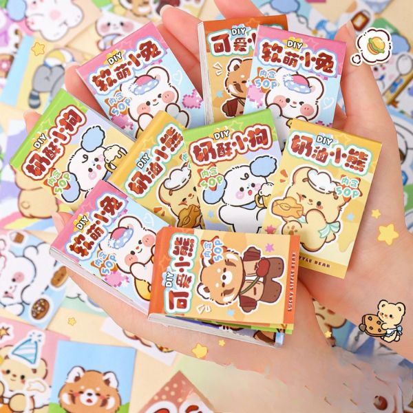 [ Set 12 Quyển ] Sticker Trang Trí Nhân Vật Mini - 922816