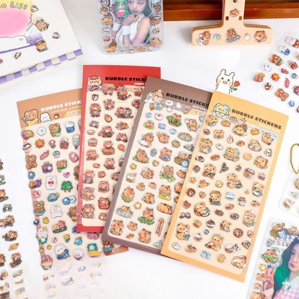 [ Set 12 Túi ] Sticker Nổi 3D Cute - 922820