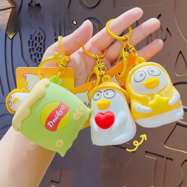 [ Set 3 Cái ] Móc Khóa Vịt Ngộ Nghĩnh Cao Cấp - 922871