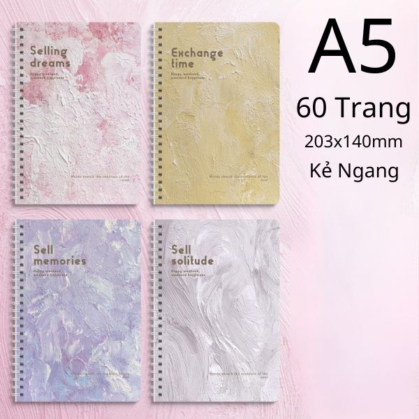 [ Set 20 Quyển ] Sổ Lò Xo [ A5 - Kẻ Ngang - 120 Trang ] - 932426