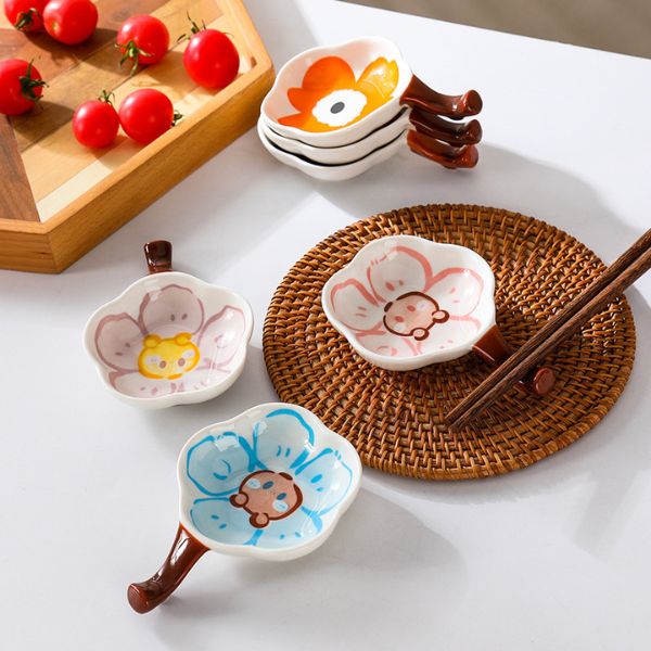 [ Set 12 Cái ] Đĩa Gốm Sứ Đựng Gia Vị  - 935032