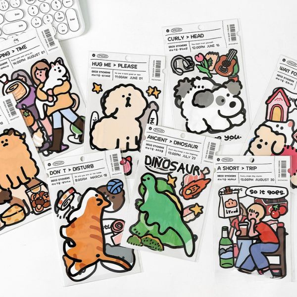 [ Set 8 Túi ] Sticker [ 1 Túi 2 Tấm ] - 935104
