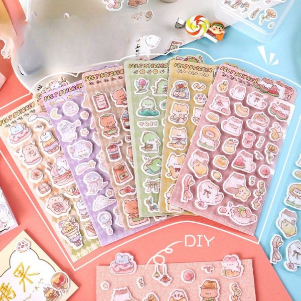 [ Set 20 Túi ] Sticker Nỉ - 95539