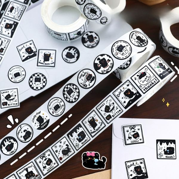 [ Set 20 Cuộn ] Sticker [ 1 Cuộn 300 Tem ] - 95593