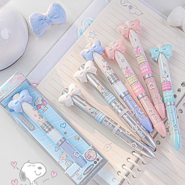 [ Set 12 Cây ] Bút Bi Khô Nhanh 2 Màu ROSPOSY [ 0.5mm - Đen / Đỏ ] - 95811