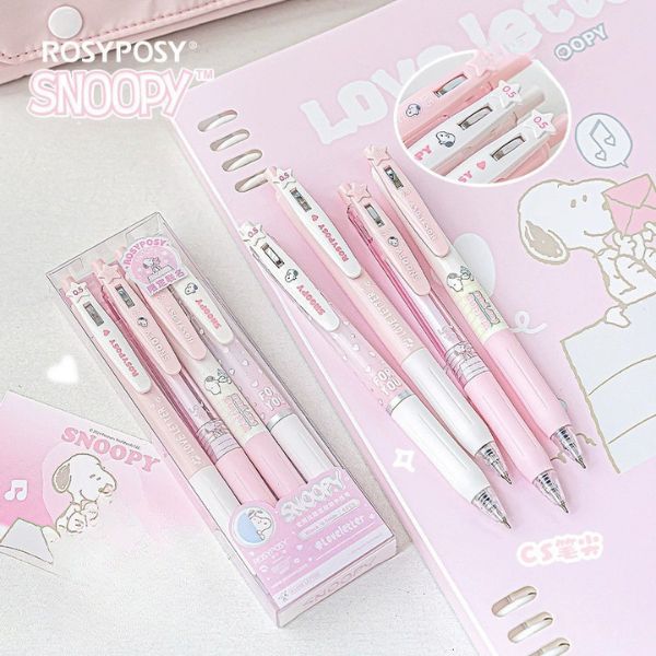 [ Set 4 Hộp ] Bút Bi ROSYPOSY [ 0.5mm - Đen - Hộp 4 Cây ] - 95812