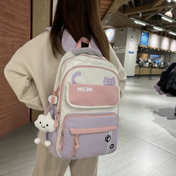 [ Set 2 Cái ] Balo [ 46*18*32cm - Không Kèm Móc Khoá ] - 95906