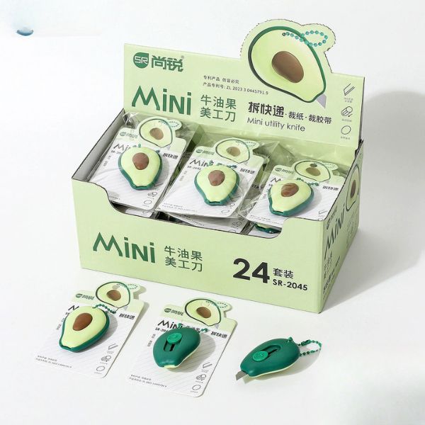 [ Set 24 Cái ] Dao Rọc Giấy / Tẩy - 95944