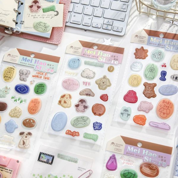 [ Set 12 Túi ] Sticker 3D Nổi - 95946