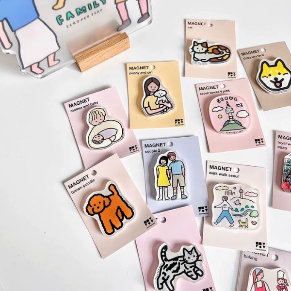 [ Set 10 Cái ] Sticker Từ Tính Gia Đình - 95949